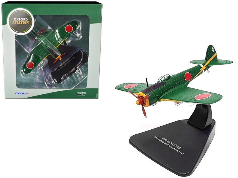 Nakajima Ki-43 Hayabusa Fighter Plane 50Th Group 2Nd Squadron (1942) Diecast Model Airplane