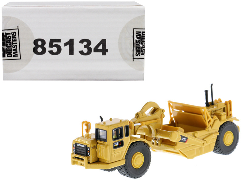 Cat Caterpillar 627G Wheeled Scraper Tractor With Operator "High Line" Series 1/87 (Ho) Scale Diecast Model By Diecast Masters