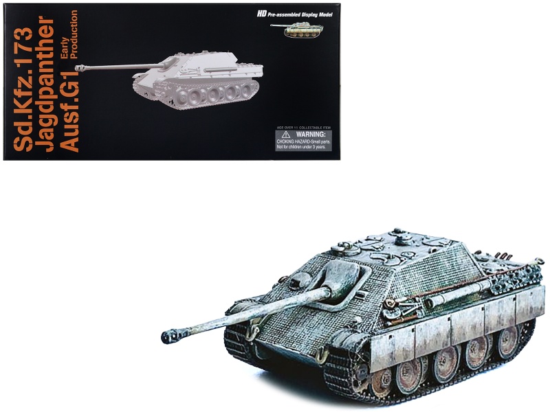 Germany Sd.Kfz.173 Jagdpanther Ausf.G1 Early Production Tank 'Pz.Div. Grossdeutschland' (1944) 1/72 Scale Plastic Model by Dragon Models