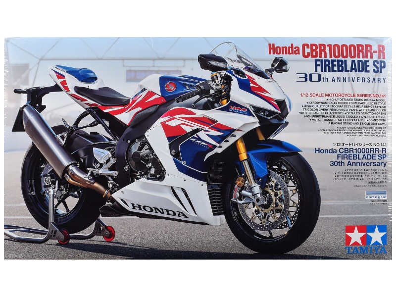 Model Kit Honda Cbr1000rr-R Fireblade Sp "30Th Anniversary" Motorcycle 1/12 Scale Model By Tamiya