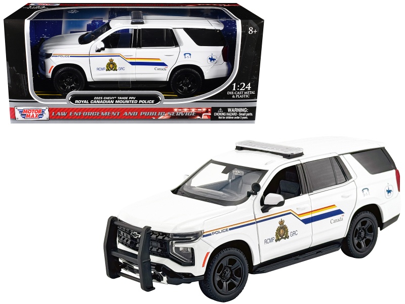 2025 Chevrolet Tahoe PPV RCMP Diecast Model Car