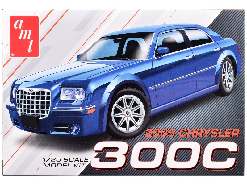 Skill 2 Model Kit 2005 Chrysler 300C 1/25 Scale Model By Amt