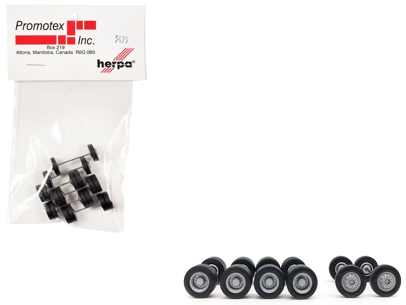 Planetary Hubs Wheel Set 1/87 (HO) by Promotex