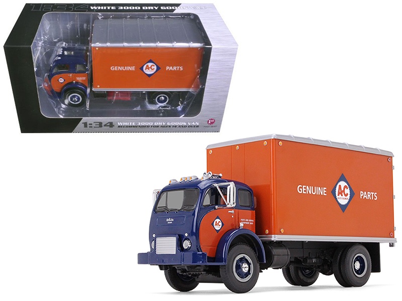 1953 White 3000 Coe Delivery Van Allis-Chalmers Parts & Service 1/34 Diecast Model Car By First Gear