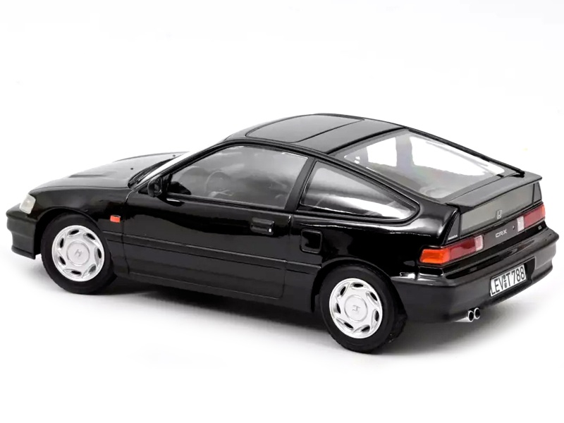 1990 Honda Crx Black 1/18 Diecast Model Car By Norev
