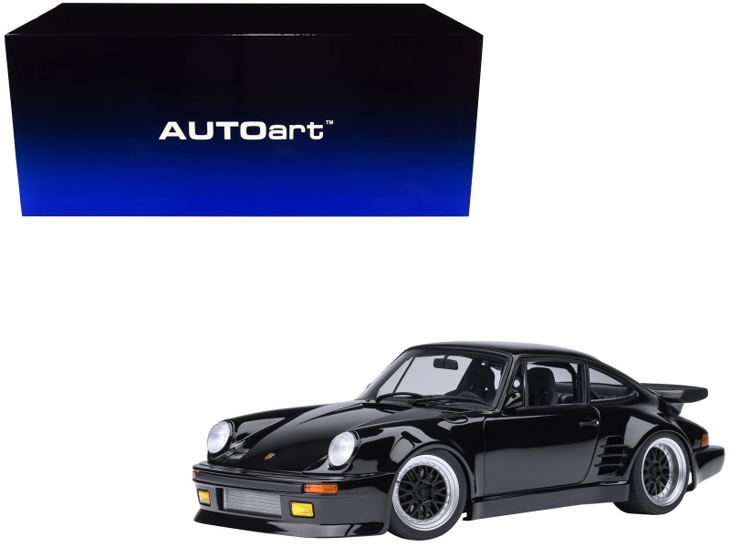 Porsche 911 (930) Turbo "Blackbird" Black "Wangan Midnight - Comic #1 Version" Manga 1/18 Model Car By Autoart