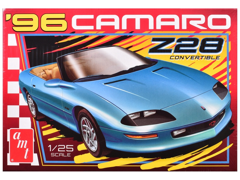 Skill 2 Model Kit 1996 Chevrolet Camaro Z28 Convertible 1/25 Scale Model By Amt