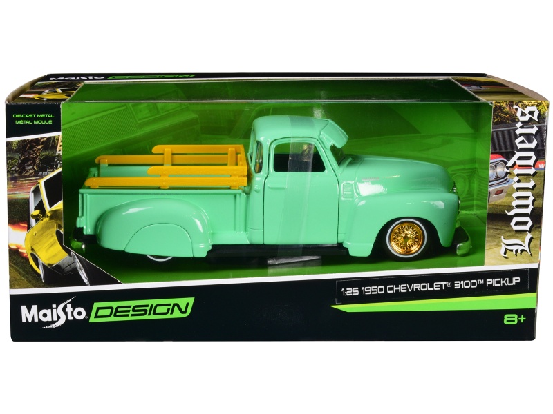 1950 Chevrolet 3100 Pickup Truck Lowrider Diecast Model Car