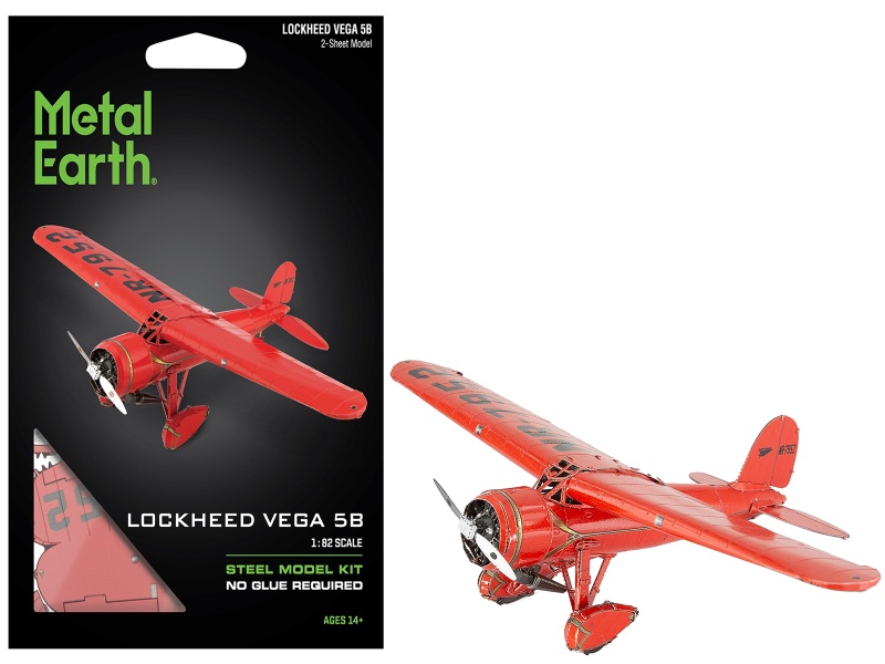 Lockheed Vega 5B “Little Red Bus” Steel Model Kit