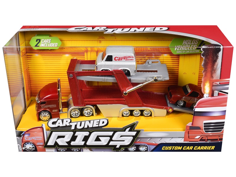 Rigs Car Hauler Series #2B 3-Piece Diecast Set