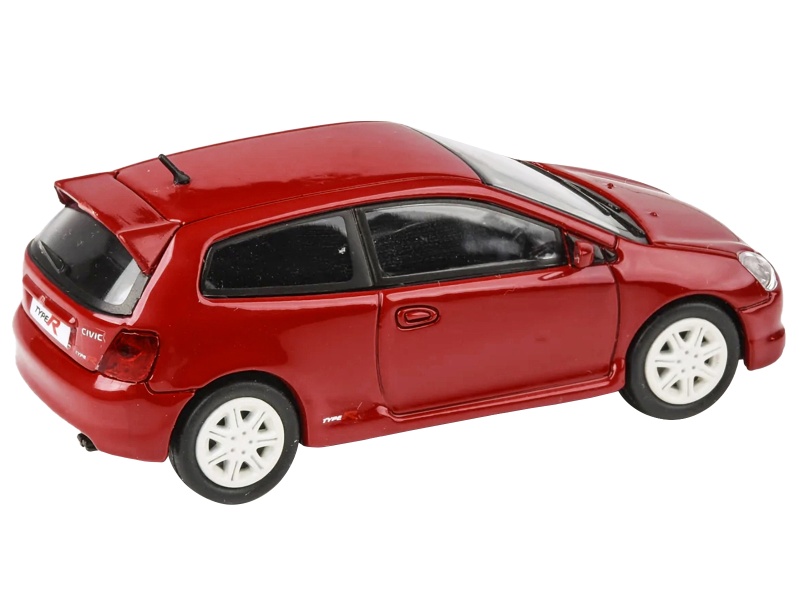 2001 Honda Civic Type R Ep3 Milano Red 1/64 Diecast Model Car By Paragon Models