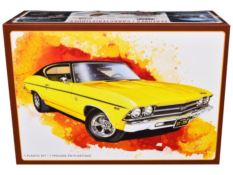 Skill 2 Model Kit 1969 Chevrolet Chevelle Ss 396 1/25 Scale Model By Amt