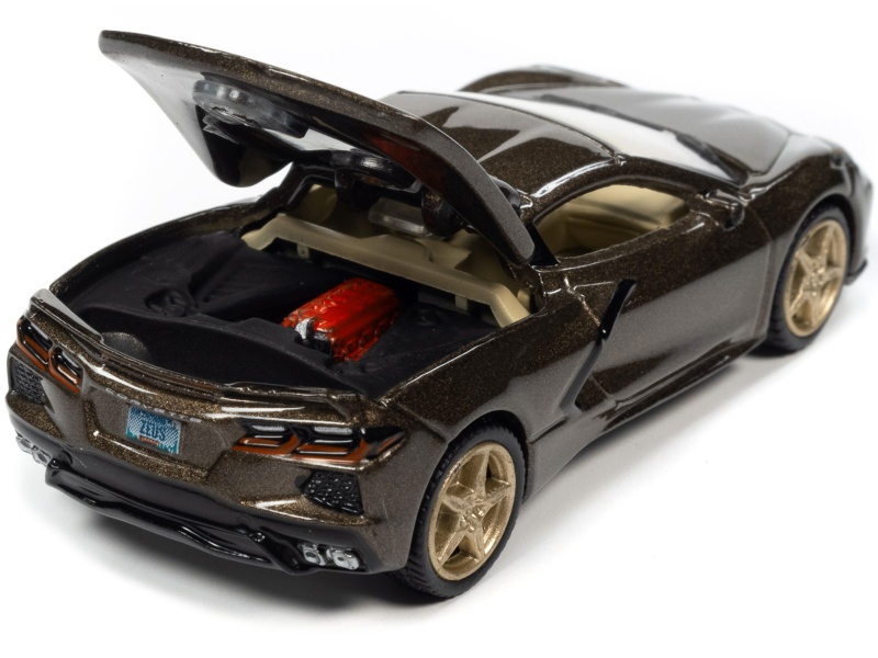 2020 Chevrolet Corvette Zeus Bronze Metallic "Sports Cars" Limited Edition 1/64 Diecast Model Car By Auto World