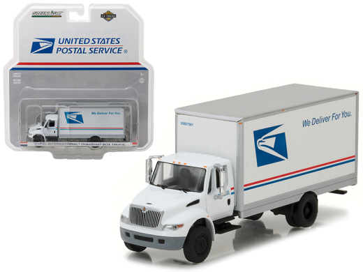 2013 International Durastar Box Truck USPS Diecast Model by GreenLight