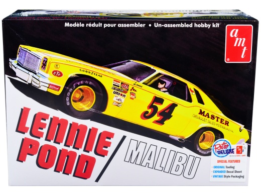 1974 Chevrolet Malibu Stock Car #54 Lennie Pond 1/25 Scale Model Kit