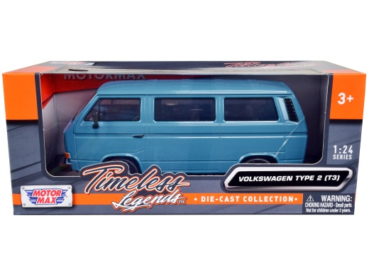 Volkswagen Type 2 (T3) Van Blue Diecast Model Car