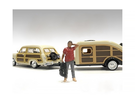 Campers Figure 4 for 1/18 Scale Models by American Diorama
