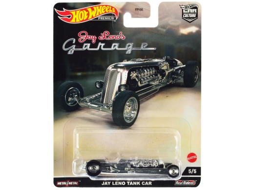 Jay Leno Tank Car Brushed Metal Diecast Model Car by Hot Wheels