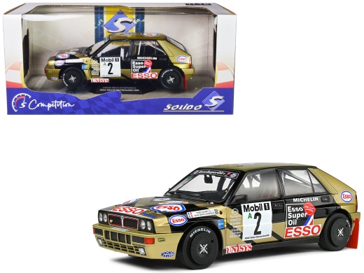 Lancia Delta HF Integrale #2 Yves Loubet Diecast Model Car