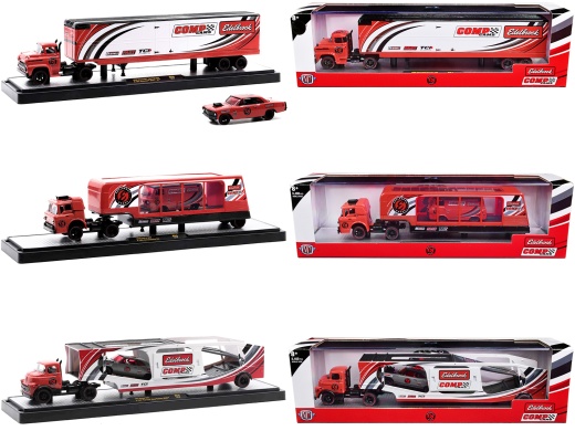Auto Haulers Set of 3 Trucks Release 54 Limited Edition 1/64 Diecast Model Cars