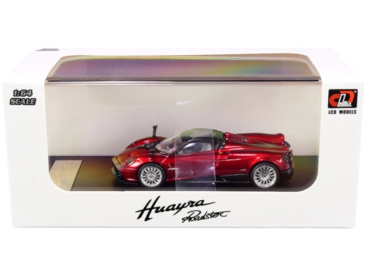 Pagani Huayra Roadster Red Metallic 1/64 Diecast Model Car by LCD Models