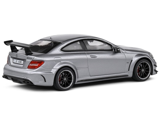 Mercedes-Benz C63 Amg Black Series Matt Gray Metallic 1/43 Diecast Model Car By Solido