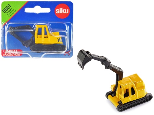 Siku Excavator Yellow and Black Diecast Model