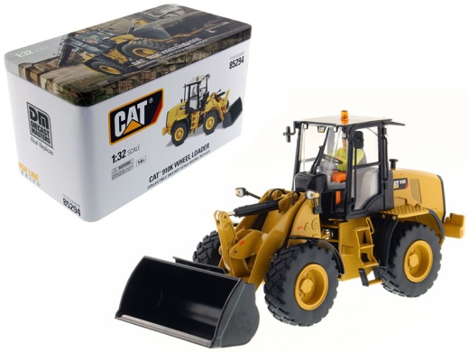 CAT Caterpillar 910K Wheel Loader With Operator 1/32 Diecast Model By Diecast Masters