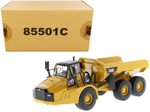 CAT Caterpillar 740B Articulated Hauler Dump Truck with Tipper Body and Operator 'Core Classics Series' 1/50 Diecast Model By Diecast Masters
