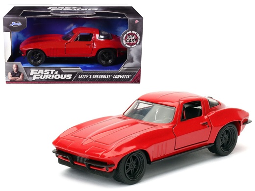 Letty's Chevrolet Corvette Fast & Furious F8 "The Fate Of The Furious" Movie 1/32 Diecast Model Car By Jada