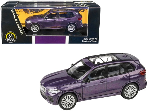 2018 BMW X5 Daytona Violet Metallic Diecast Model Car by Paragon Models