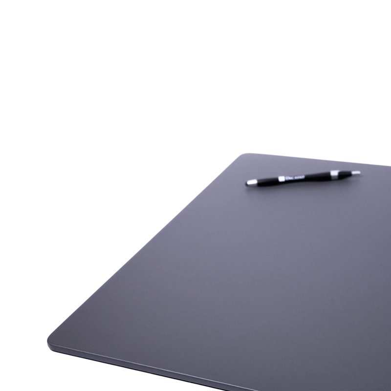 Gray Leatherette 24" X 19" Conference Table Pad
