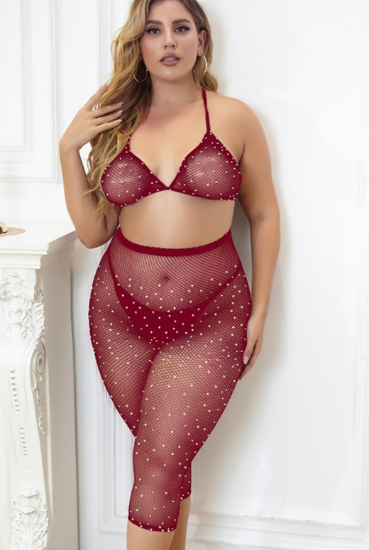 Sexy Plus Size Two-Piece Set by Donna Di Capri