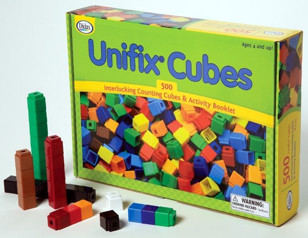 Unifix Cubes, Set Of 500