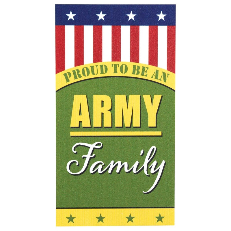 Magnet Proud Army Family 2.75X5
