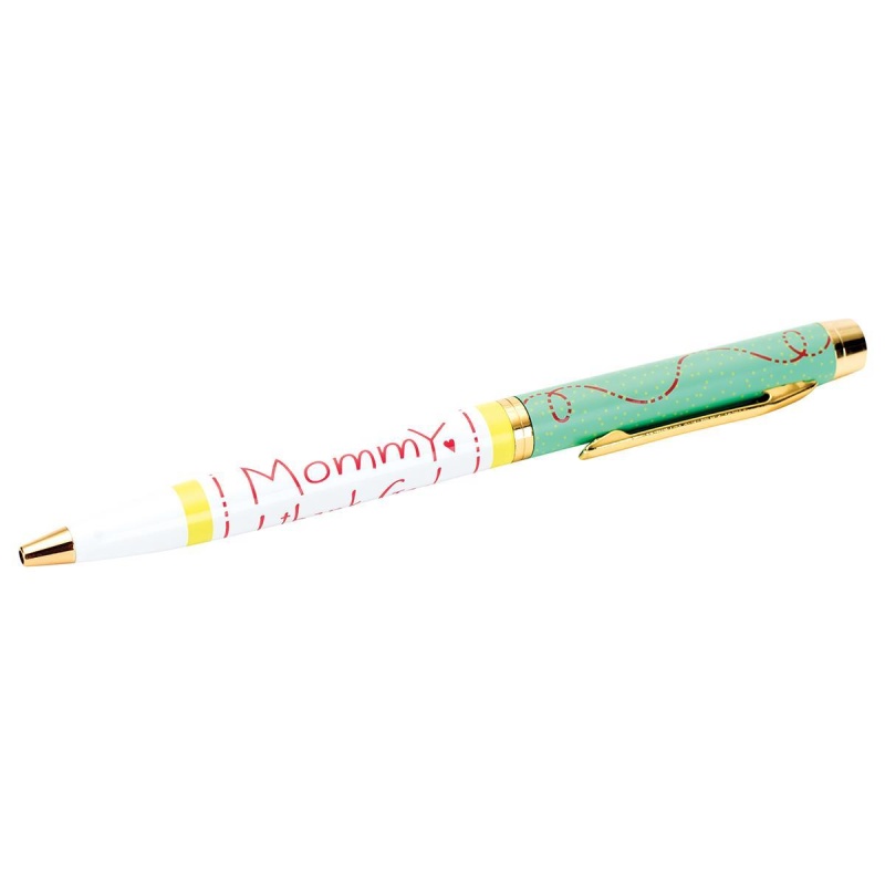 Pen-Mommy Metal/Gold Carded