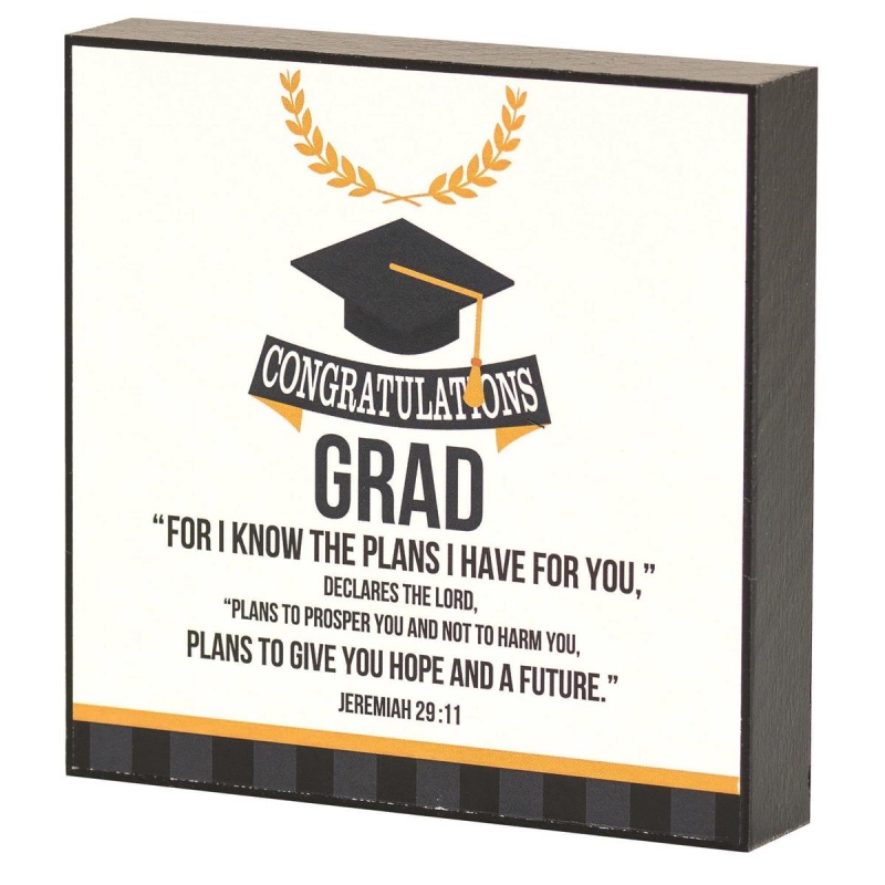 Graduation Plaque with Jeremiah 29:11