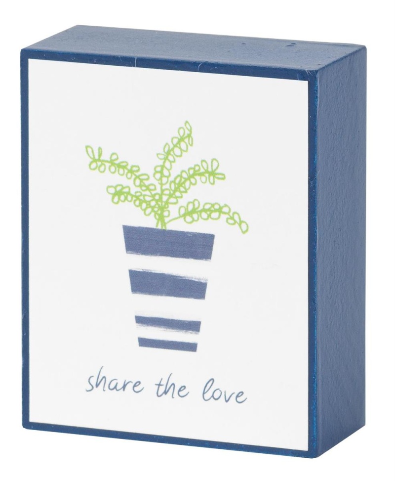 Plq Ttop Share The Love Mdf 2X3