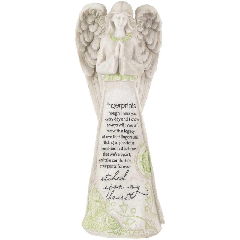 Grdn Fig Angel Fingerprints Etched On My