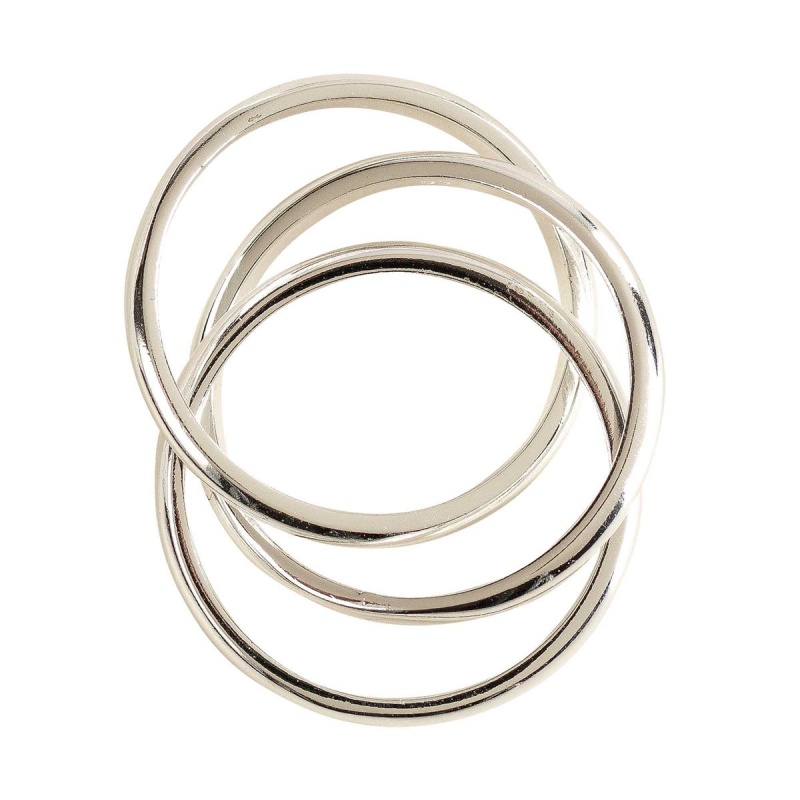 Fidget Ring Silver Plate Size 7