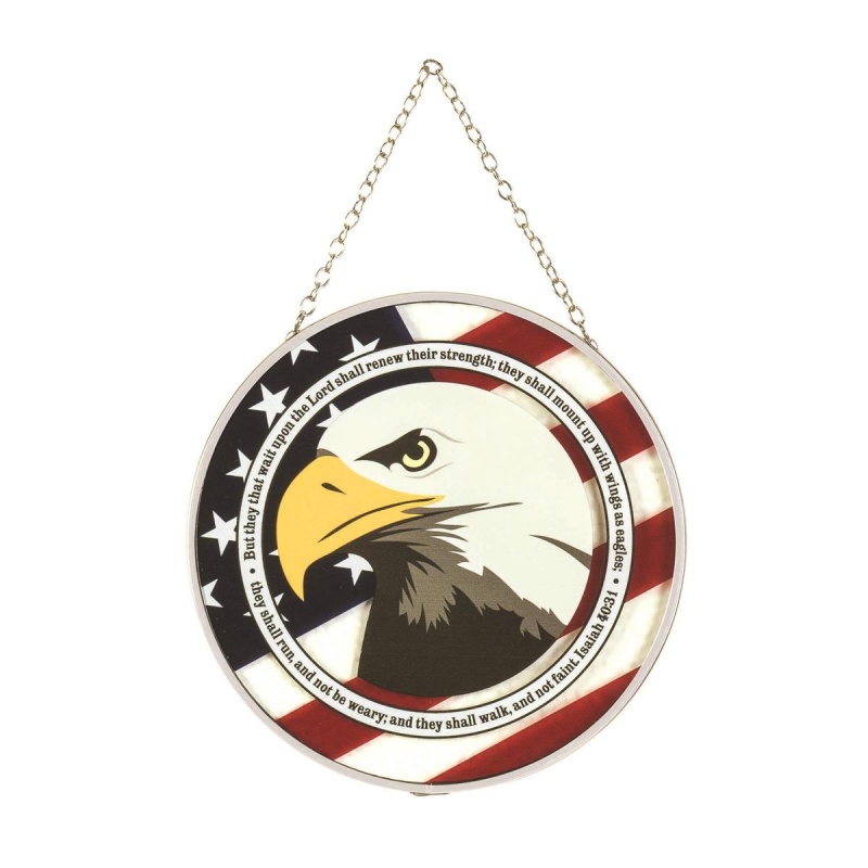Suncatcher Eagle Patriotic Is. 40:31