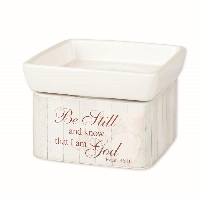 Be Still Psalm 46:10 2-in-1 Wax, Tart or Oil Warmer