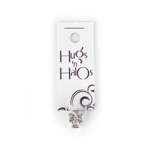 Hugger-Sp Celtic Crs-Cd: Silver Plated Celtic Cross Hugger
