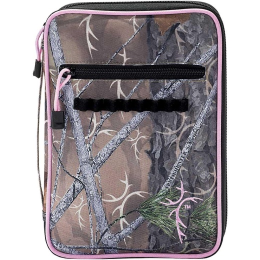 Truth Hunter Pink Camo Bible Cover Large