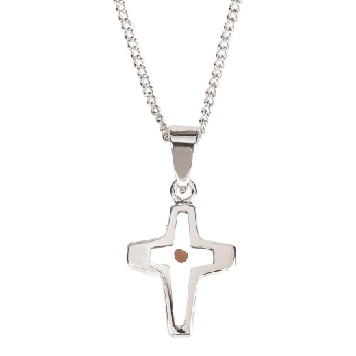 NK-Mustard Seed Mini Crs Sil Plt 16" Ch - A Beautiful Symbol of Faith