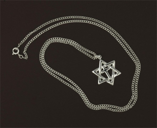 Nk-House Of David/Crs Sil Plt-Lbox 24"