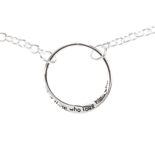 Brc-Sp Inspiring Ph4:6-7.5"+1" - Silver Plated InspiRing Bracelet