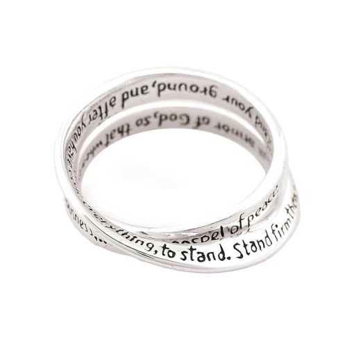 Rng-Sp Inspir Dbl Ep6:13/Sz5: Silver Plated InspiRing Size 5