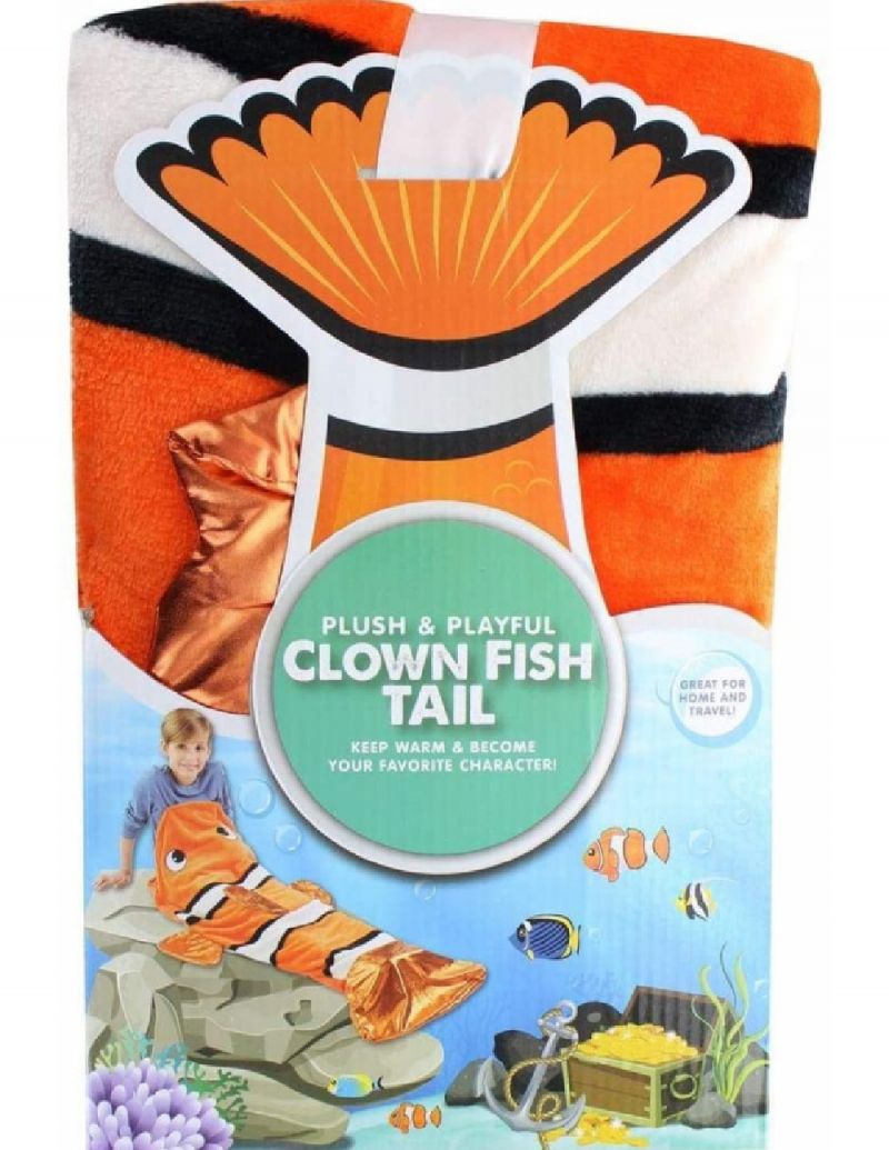 Kids Clown Fish Tail Sleeping Bags