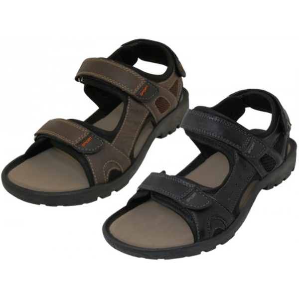 Men's Double Strap Sandals - 2 Colors, Size 7-13